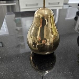 Brass Pear Shaped Decor